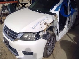 2014 HONDA ACCORD, WHITE, SPORT, 2.4L, AT.  A25068